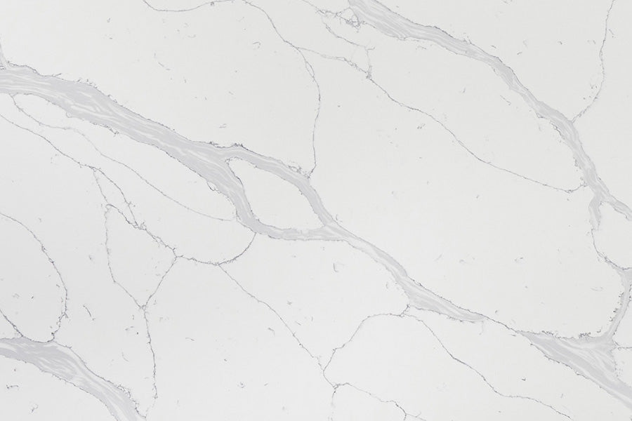 Bespoke Kitchen Worktops | 20mm White Calacatta Royal Quartz