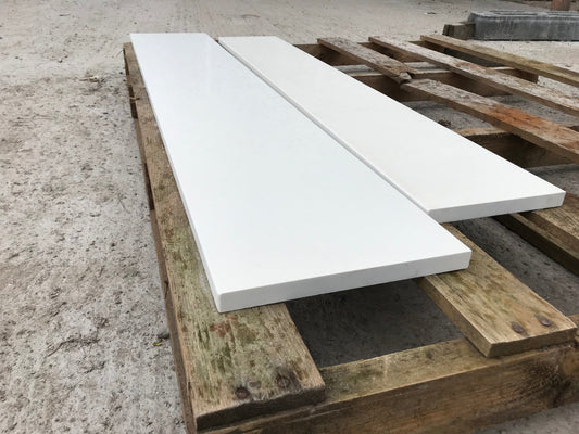 20mm Fine Crystal White Quartz | 300mm Wide Window Sills