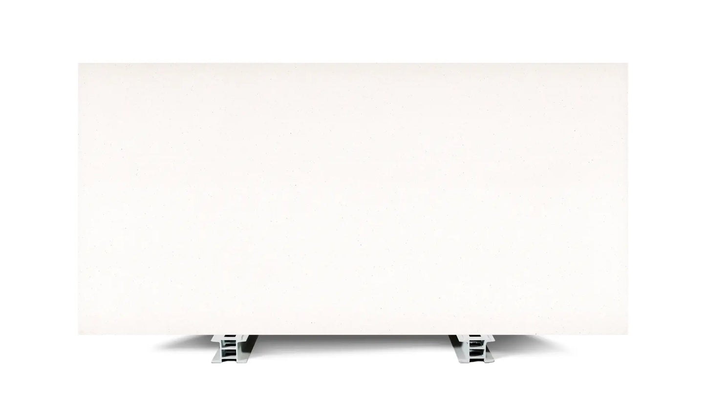 Bespoke Kitchen Worktops | 20mm White Shimmer Quartz