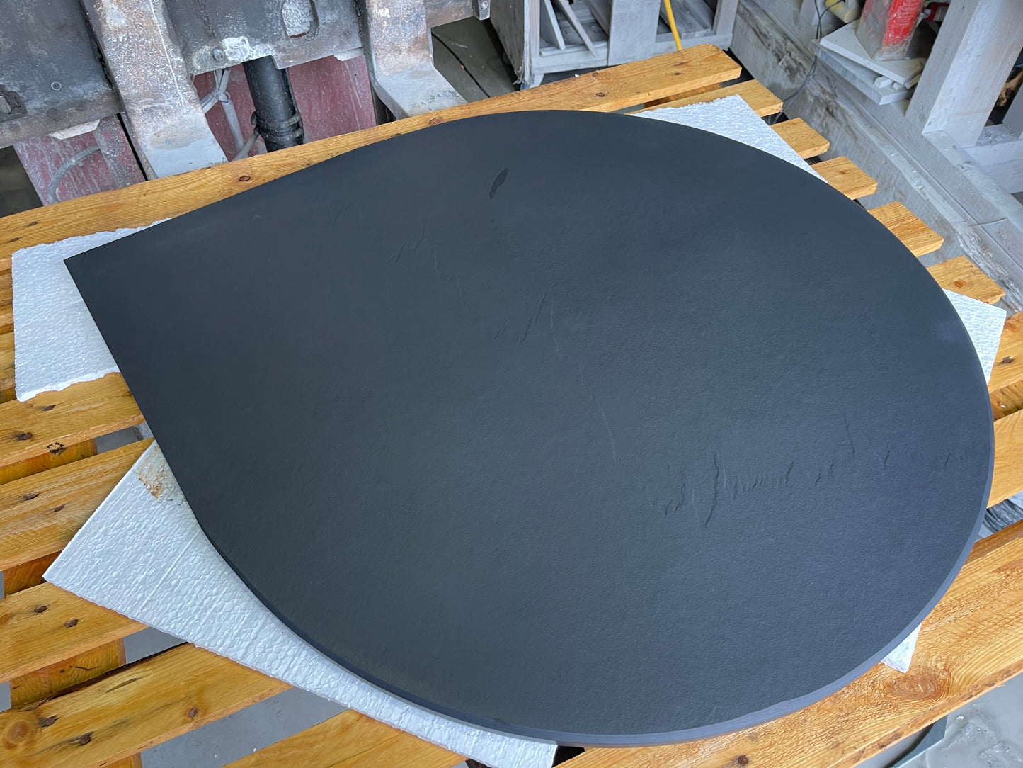 Tear Drop Hearth 1200x1200x20mm Riven Slate
